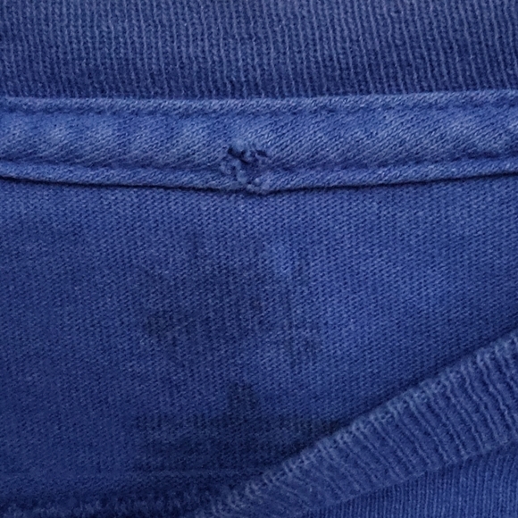 Men's Blue Skull Tee - Picture 4 of 5